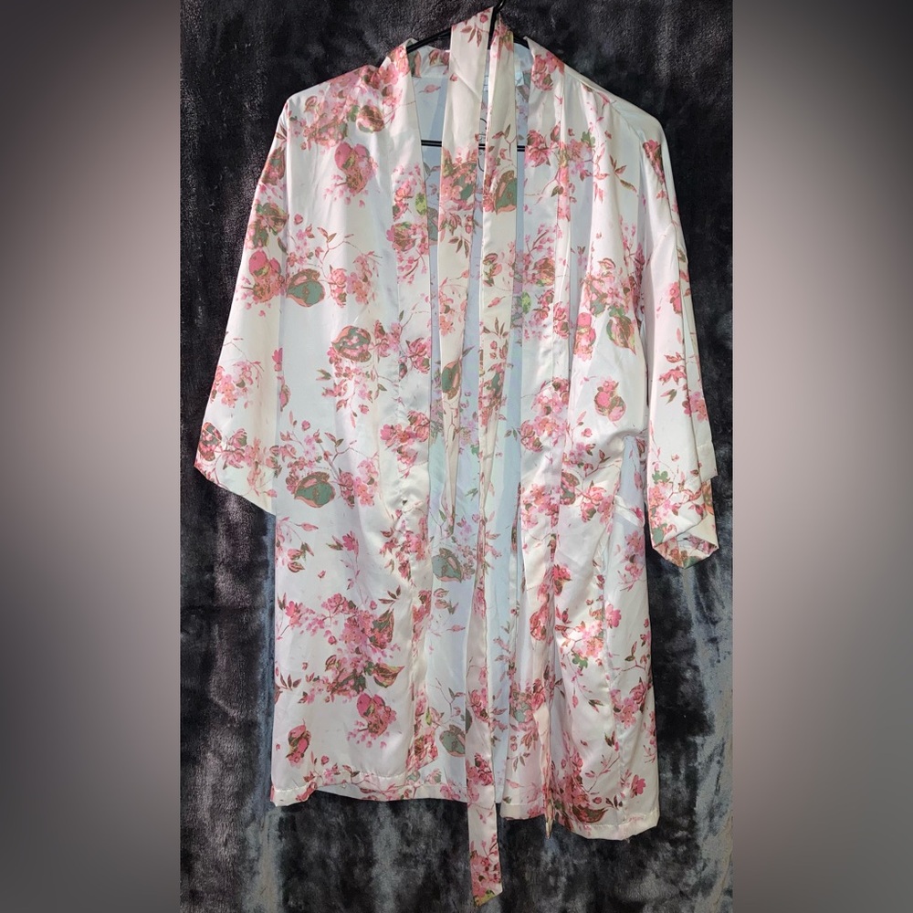 Floral Bridesmaid Robe Small/Medium